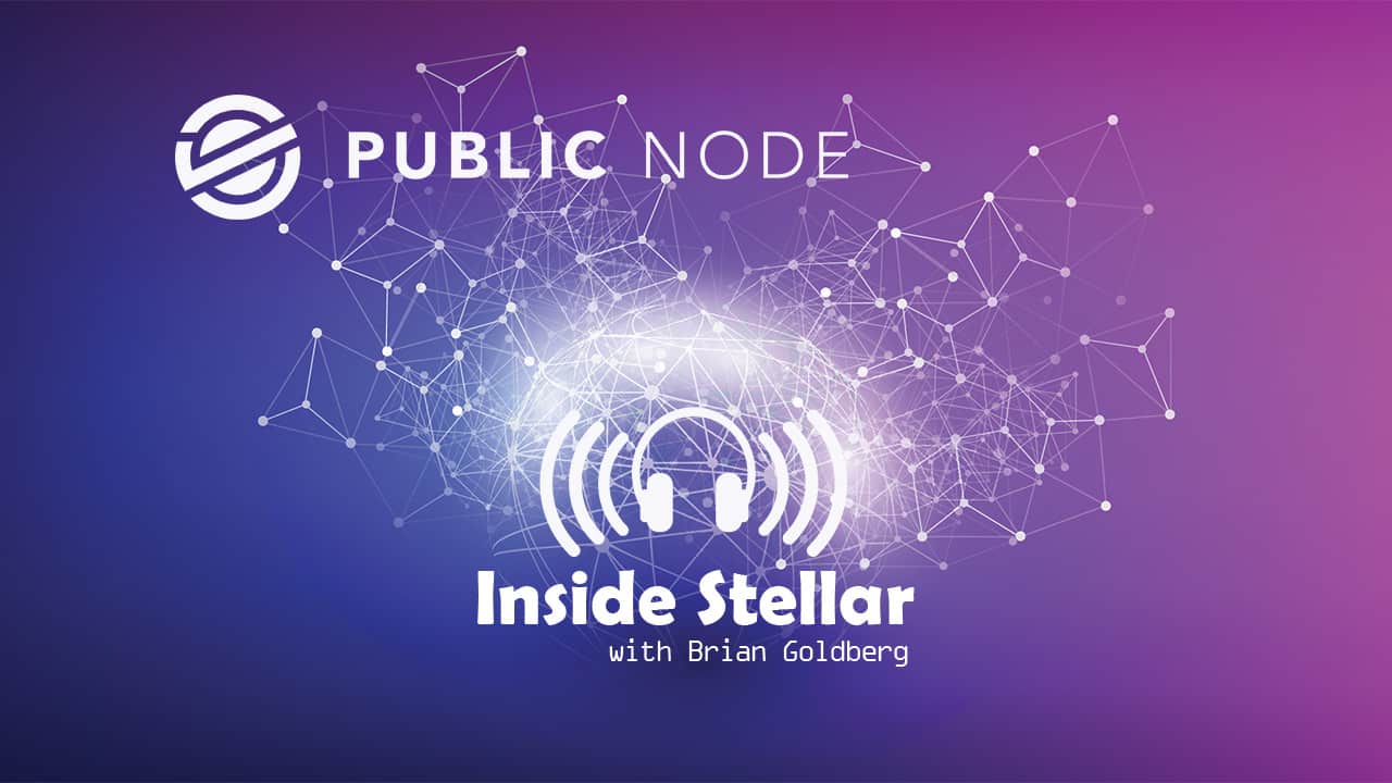 Inside Stellar podcasts logo in a network of Stellar nodes